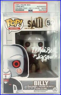 Tobin Bell autographed signed inscribed Funko Pop #52 SAW Billy PSA Encapsulated