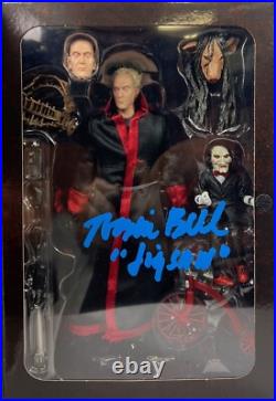 Tobin Bell autographed signed inscribed action figure JSA COA Saw Jigsaw