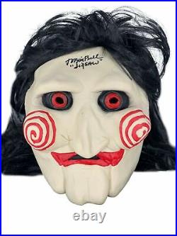 Tobin Bell autographed signed inscribed mask SAW Billy PSA COA Witnessed Jigsaw