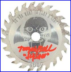 Tobin Bell autographed signed inscribed real saw blade 4 SAW PSA COA Jigsaw