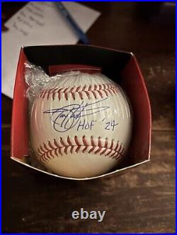 Todd Helton Signed Autographed ML Baseball Inscribed HOF 24 TRISTAR