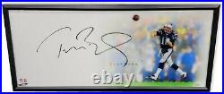 Tom Brady Autographed The Show V1 36X36 Photo Framed Inscribed Patriots UDA WOW