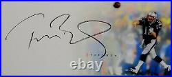 Tom Brady Autographed The Show V1 36X36 Photo Framed Inscribed Patriots UDA WOW