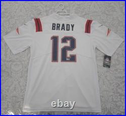 Tom Brady Signed Autograph Patriots Nike on Field Jersey WithCOA SB MVP Inscribed