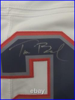 Tom Brady Signed Autograph Patriots Nike on Field Jersey WithCOA SB MVP Inscribed