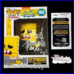 Tom Kenny Signed Inscribed SpongeBob Funko Pop #1666 JSA COA Autograph