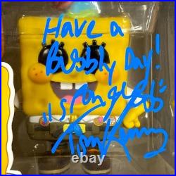 Tom Kenny signed Inscribed Spongebob with Gary Funko 916 autograph Beckett BAS