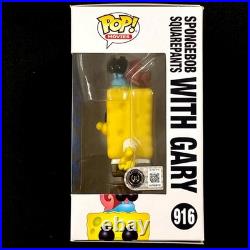 Tom Kenny signed Inscribed Spongebob with Gary Funko 916 autograph Beckett BAS