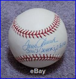 Tom Seaver Inscribed 3 Stat Auto Autograph Signed Rawlings Oml Baseball Steiner