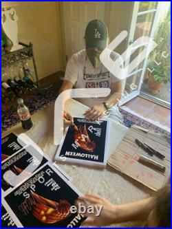 Tommy Lee Wallace Nick Castle autographed inscribed 11x14 photo Halloween JSA