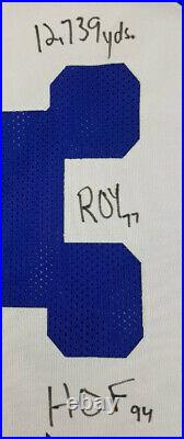 Tony Dorsett Signed Autographed & 5x Inscribed Dallas Cowboys Custom Jersey JSA