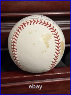 Tony Gwynn Inscribed HOF 07 Signed Selig OMLB Baseball PSA COA Padres Autograph