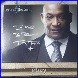 Tony Todd Final Destination 5 Signed Autographed 8x10 Inscribed