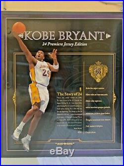 UDA signed Kobe Bryant jersey White Home Inscribed Limited 24 Autograph