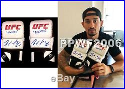 Ufc Mma Max Holloway Hand Signed Autographed Inscribed Gloves With Proof And Coa