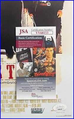 Val Kilmer Michael Biehn Autographed Signed 11x14 Photo Tombstone JSA Inscribed