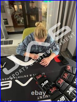 Valentina Shevchenko autographed signed inscribed glove UFC JSA COA Bullet
