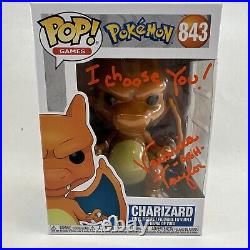 Veronica Taylor Signed Autograph Charizard Pokémon Funko Pop Inscribed JSA COA