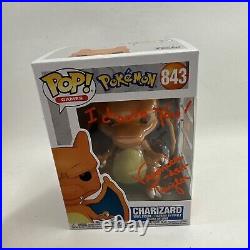 Veronica Taylor Signed Autograph Charizard Pokémon Funko Pop Inscribed JSA COA