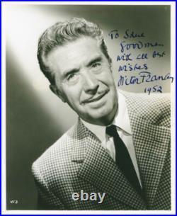 Victor Francen Inscribed Photograph Signed 1952 Victor Francen Inscribed Photograph Signed 1952