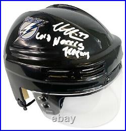 Victor Hedman autograph signed inscribed mini helmet Tampa Bay Lightning JSA COA