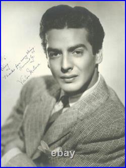 Victor Mature Autographed Inscribed Photograph