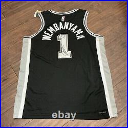 Victor Wembanyama SIGNED NIKE ICON SWINGMAN JERSEY autograph Fanatics INSCRIBED