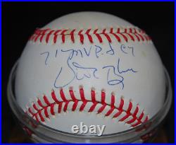 Vida Blue Autographed Inscribed AL Baseball JSA