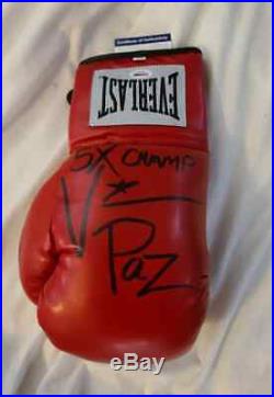 Vinny Pazienza Signed Autograph Boxing Glove INSCRIBED 5x PSA Witnessed 5x