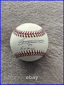 Vladimir Guerrero Jr Autographed Signed Baseball Blue Jays Inscribed JSA COA