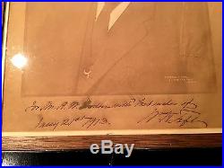 WILLIAM HOWARD TAFT inscribed 1913 AUTOGRAPH photo signed AS PRESIDENT