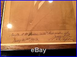 WILLIAM HOWARD TAFT inscribed 1913 AUTOGRAPH photo signed AS PRESIDENT
