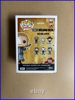Walking Dead Austin Amelio Funko 544 Dwight Inscribed Signed Autograph Beckett