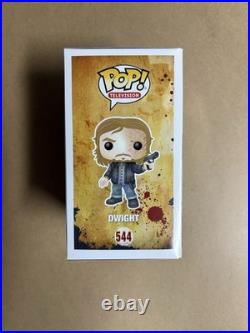 Walking Dead Austin Amelio Funko 544 Dwight Inscribed Signed Autograph Beckett