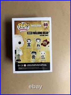 Walking Dead Michael Rooker Funko 69 Merle Dixon Signed Autograph Inscribed JSA