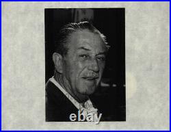 Walter E. Walt Disney Autographed Inscribed Photograph
