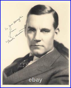 Walter Huston Autographed Inscribed Photograph
