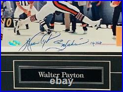 Walter Payton Autographed Signed 8x10 Photo Framed Inscribed Sweetness Steiner