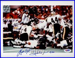Walter Payton Psa/dna Signed & Inscribed 8x10 Photograph Bears Autographed