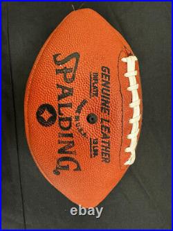 Walter Payton Signed Autographed Inscribed Sweetness Spalding Football JSA