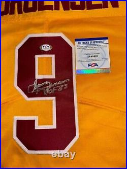 Washington Football Sonny Jurgensen Autographed Signed Inscribed Jersey Psa