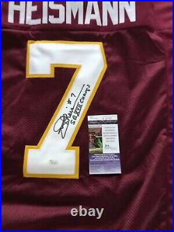 Washington Redskins Joe Theismann Autographed Signed Inscribed Jersey Jsa Coa