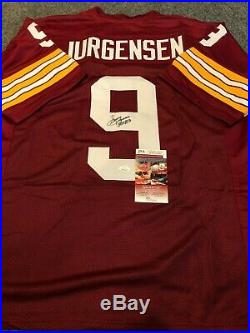 Washington Redskins Sonny Jurgensen Autographed Signed Inscribed Jersey Jsa Coa