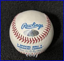 Whitey Ford 5x Inscribed Signed Autographed Vintage OAL BASEBALL Steiner COA