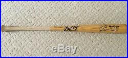 Will Clark autographed signed Rawlings game bat inscribed 1992 GAMER TriStar TSP