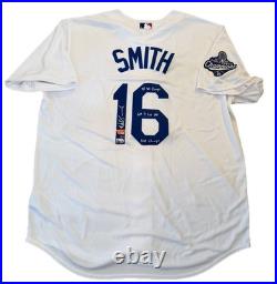 Will Smith Dodgers Signed Autograph Multi Inscribed 2025 World Series LE Jersey