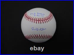 Will Warren Signed Autograph OML Baseball MLB Debut Inscribed NY Yankees JSA COA