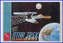William Shatner Signed Inscribed Star Trek Poster Pens Entire Introduction PSA