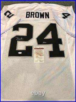 Willie Brown Autographed Signed Inscribed Oakland Raiders Jersey Jsa Coa