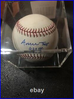 Willie Mays Autographed Inscribed Baseball 660 HR Say Hey Auto Signed